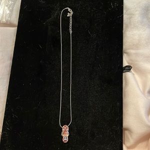 Patriotic flip flop necklace